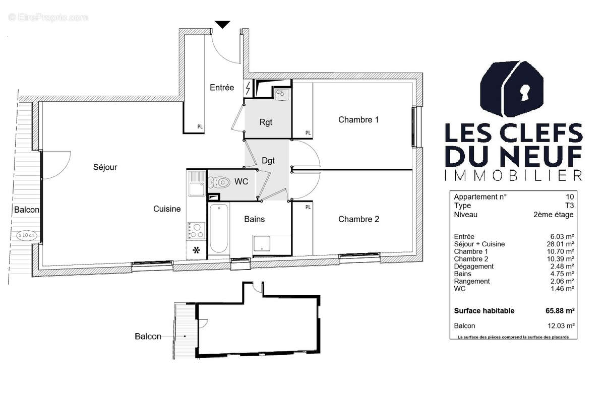 Appartement à TOULOUSE