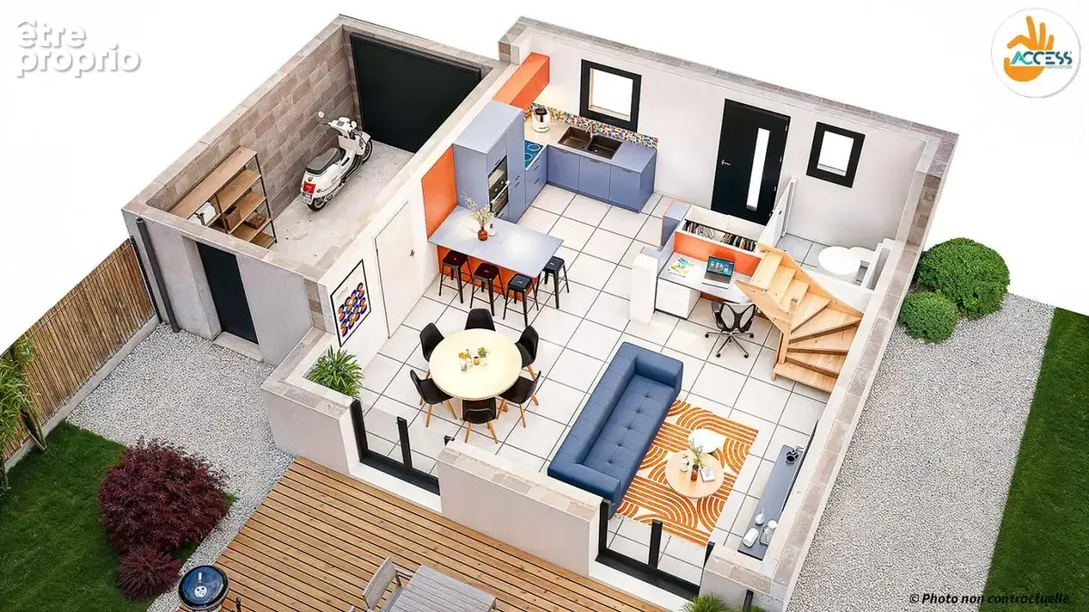 Maison 5 pièces 77 m2 - photo 2