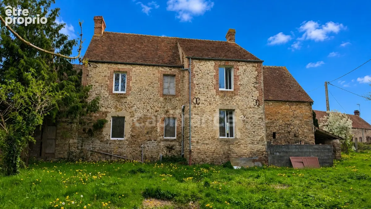 Maison en pierre 120 m² - 4 chambres - Terrain 4 180 m² - Proche Argentan et Sées LE CERCUEIL (61) ORNE - NORMANDIE - photo 2