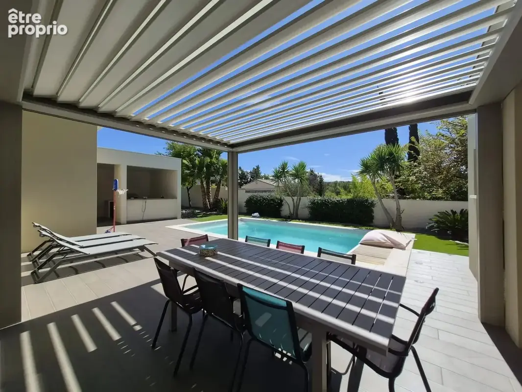 Narbonne-villa contemporaine de plain-pied avec piscine - photo 2