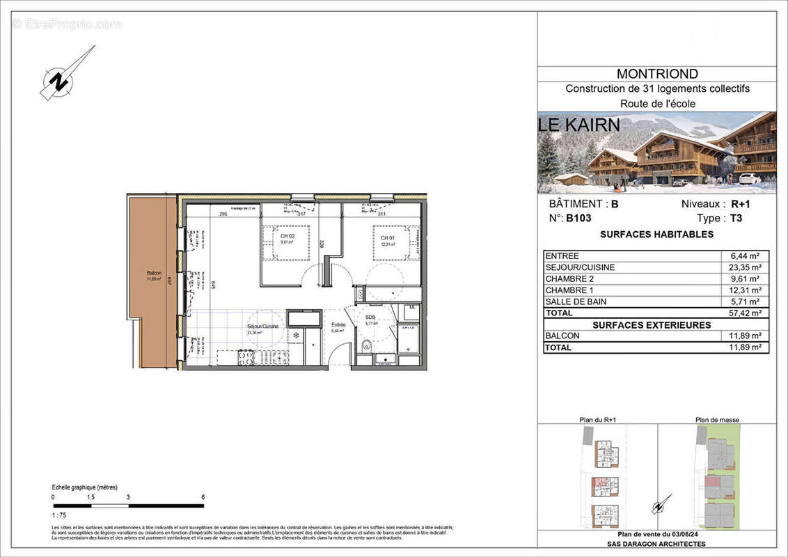 Appartement à MONTRIOND