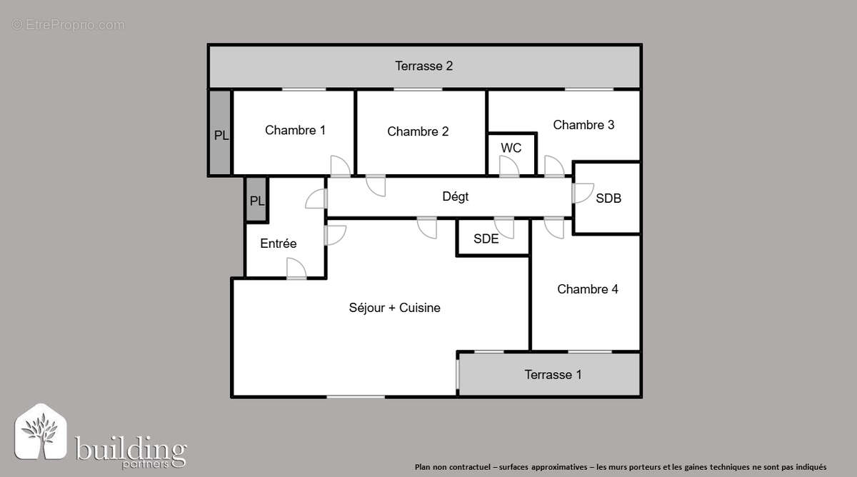Appartement à LEVALLOIS-PERRET