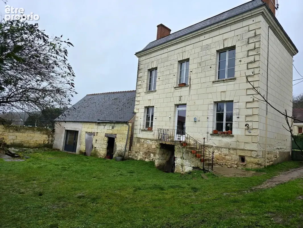 Maison ancienne de caractère   3 chambres   97 m2   Terrain de 1 435 m2   Chissay-en-Touraine - photo 9