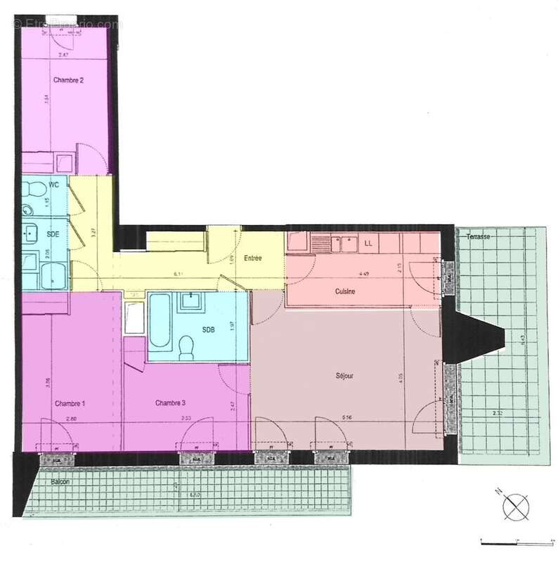 Appartement à ISSY-LES-MOULINEAUX
