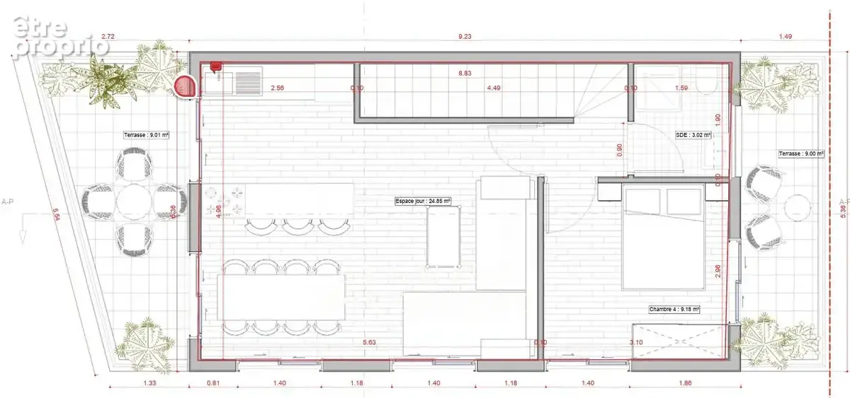 Appartement 92 m² à Sannois  - photo 7