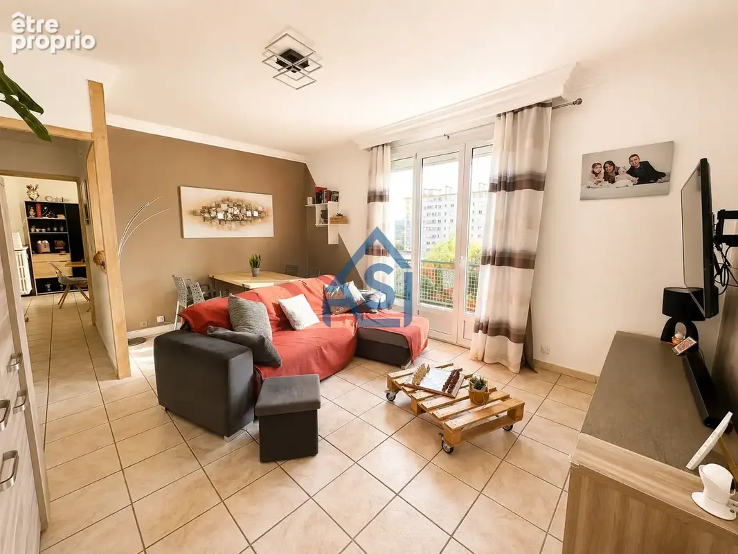 À vendre   grand appartement 105 m2 avec balcon, jardin et cave - photo 3