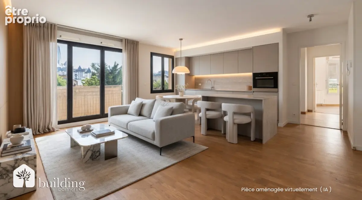 Écluse-Belvédère Suresnes - Appartement 3 pièces 65,74 m² avec 5,90 m² - photo 4