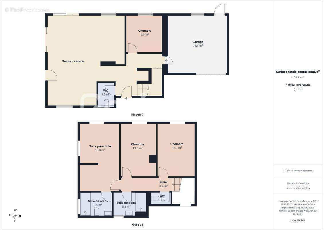 Vente - Maison - 5 pièces + cuisine - 130 m² - 535 000 € - - photo 3