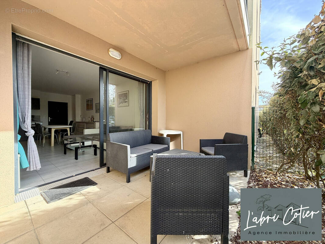 Terrasse - Appartement à NOTRE-DAME-DE-RIEZ