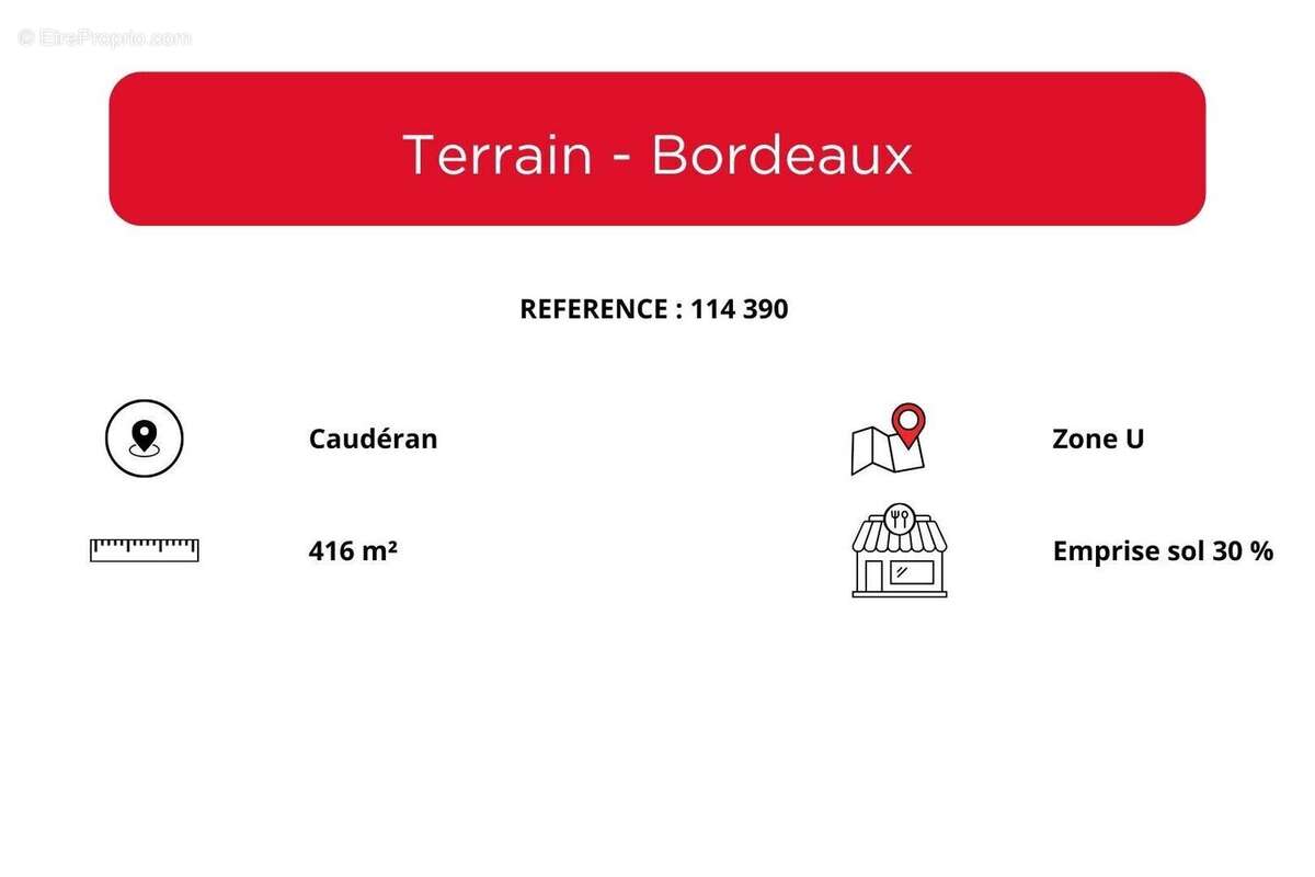 Terrain à BORDEAUX