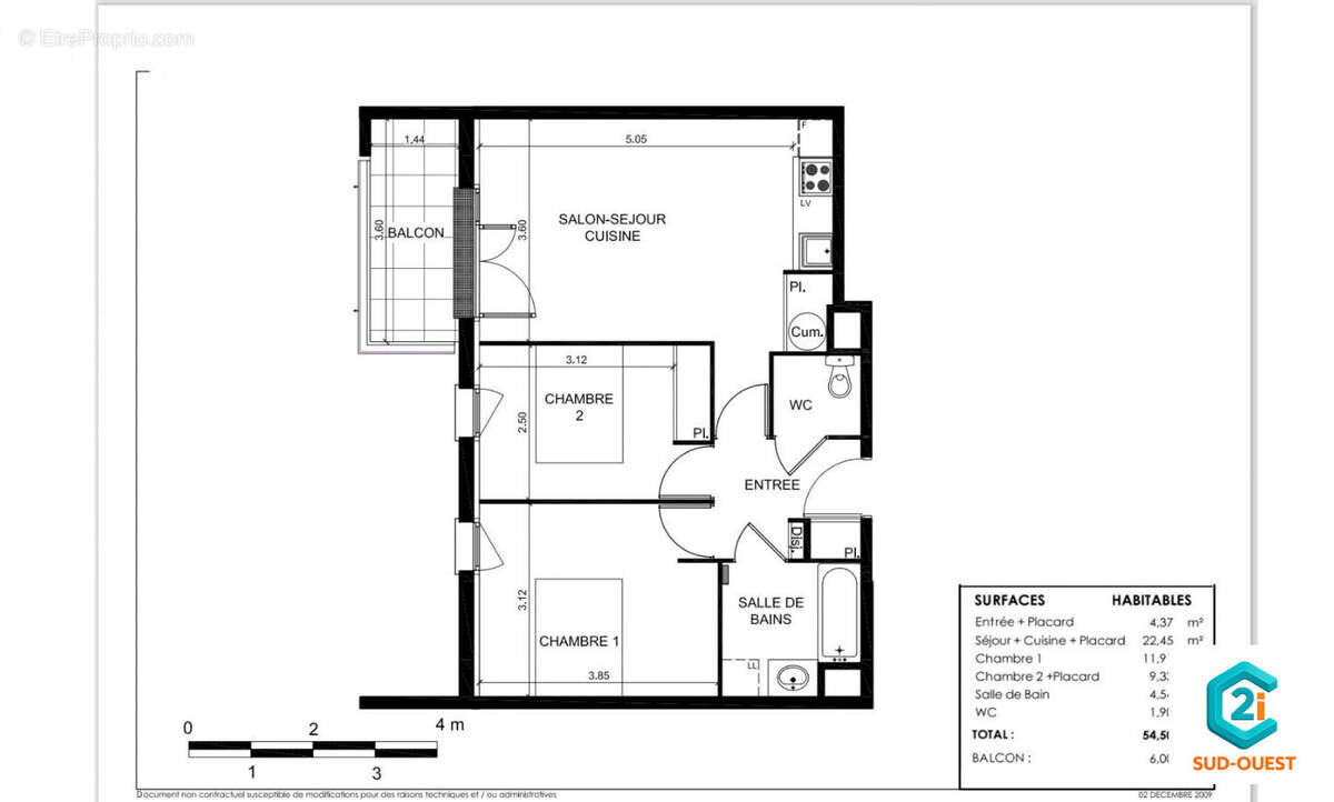 Appartement à TOULOUSE
