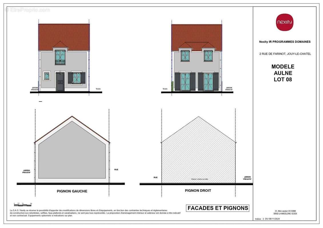 Maison à JOUY-LE-CHATEL