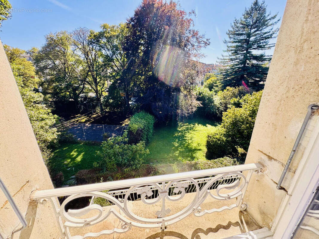 vue parc - Maison à SAINT-JULIEN-EN-GENEVOIS