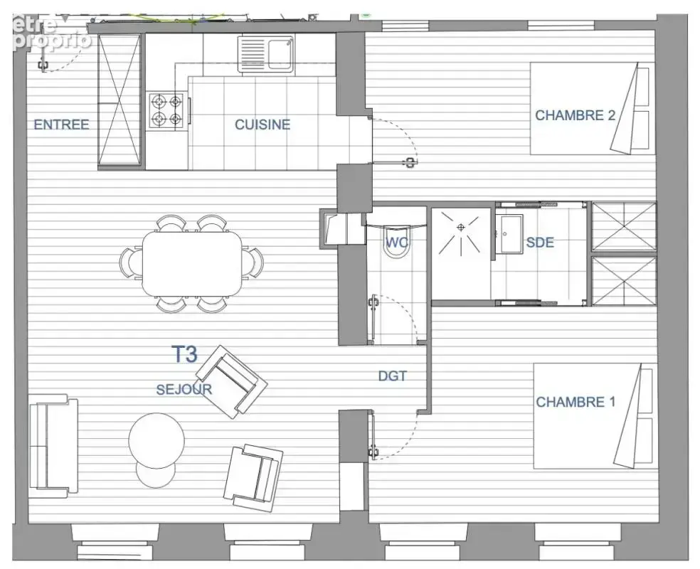 Appartement - Paris - 67m² - photo 10