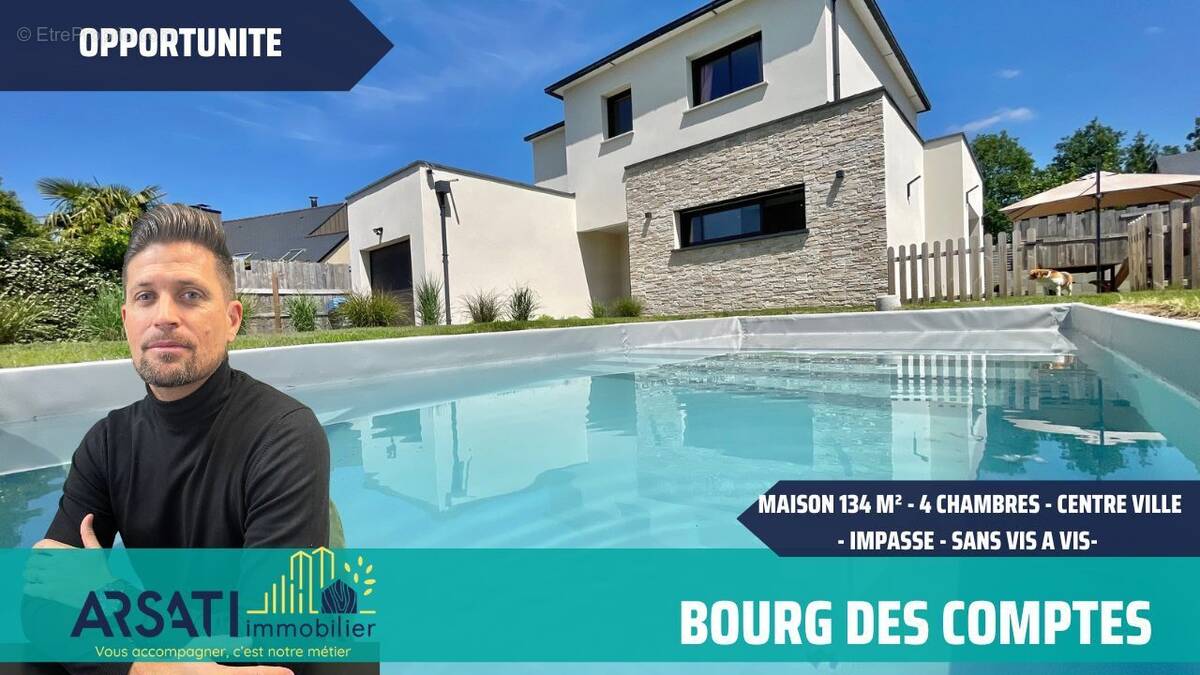 Maison à BOURG-DES-COMPTES