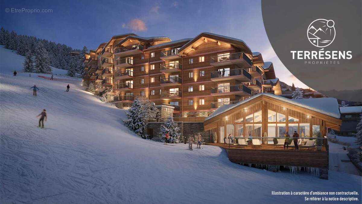 Appartement t3 cabine - résidence le coeur des cimes à la plagne montalbert - photo 2