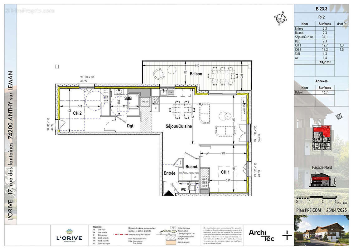 Appartement à ANTHY-SUR-LEMAN