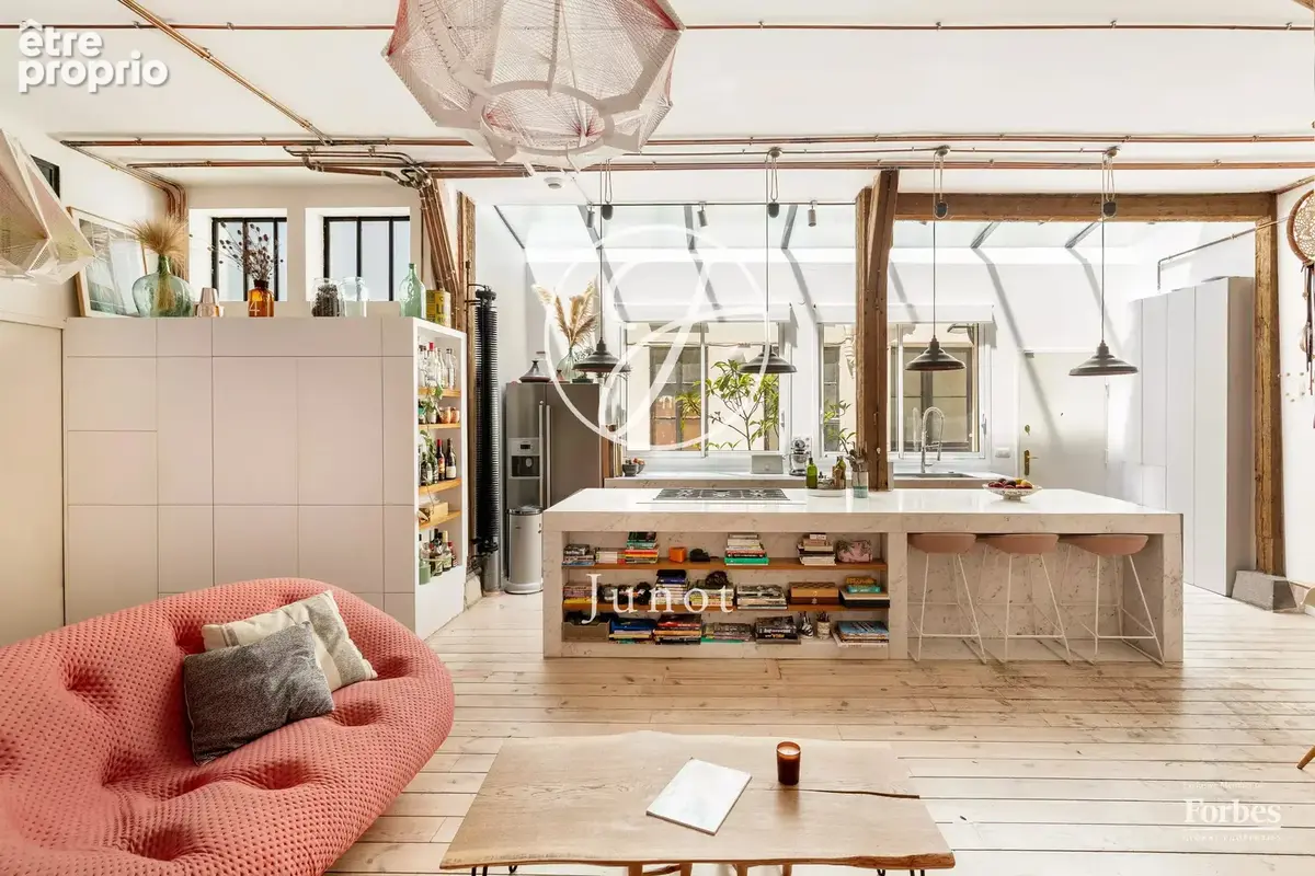 Lisière Paris 10e / Paris 19e - BUTTES BERGEYRE / BELLEVILLE - Loft - 145,60m² Carrez - 166,30m² au sol - 3 chambres - Volumes - photo 10