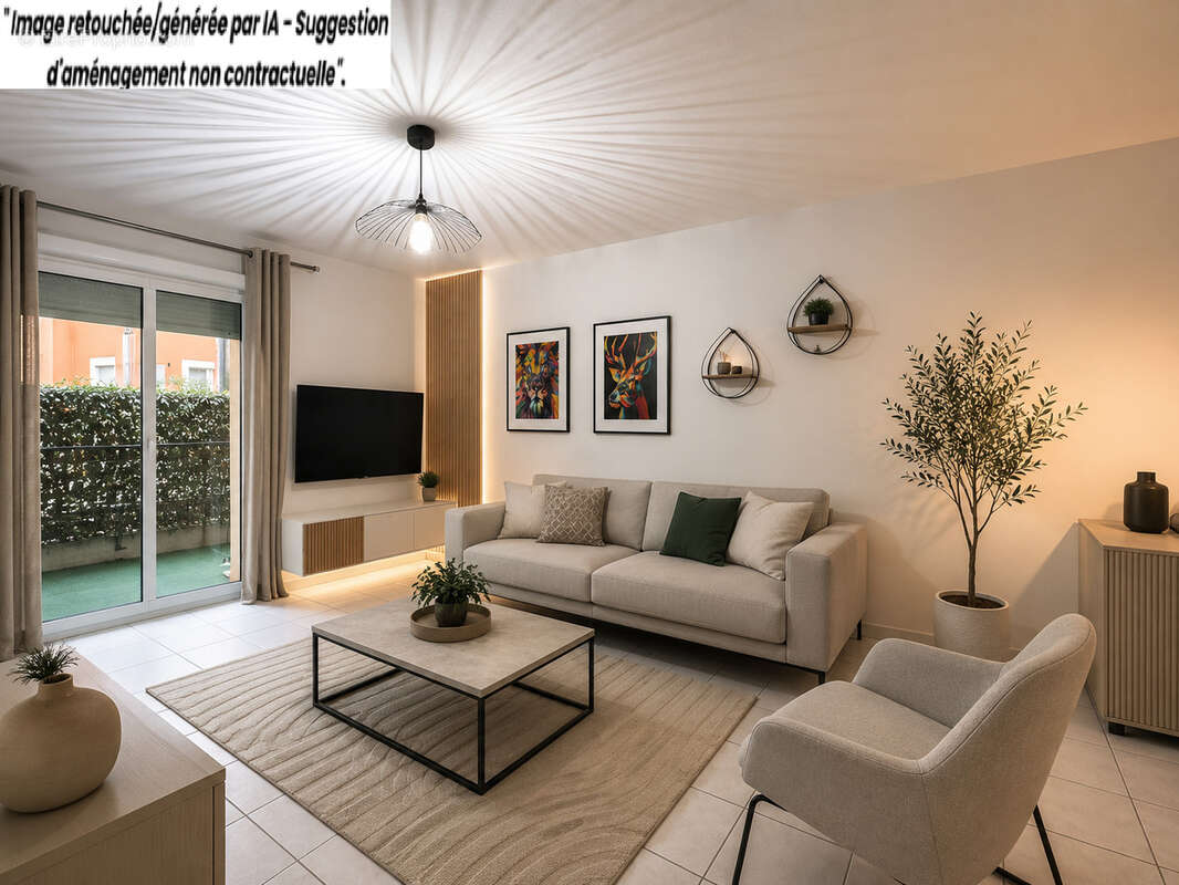 Appartement T2 de 37 M2 avec une terrasse de 6 M2 + 1 PK - photo 2