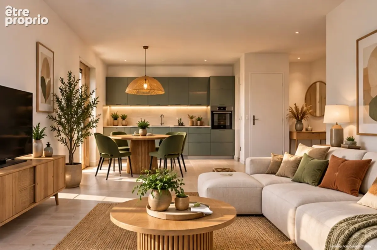 Magnifique t2 de 45m2 avec jardin de 70m2 - photo 2