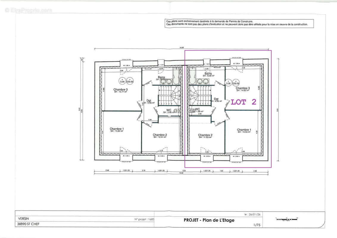 Appartement à SAINT-CHEF