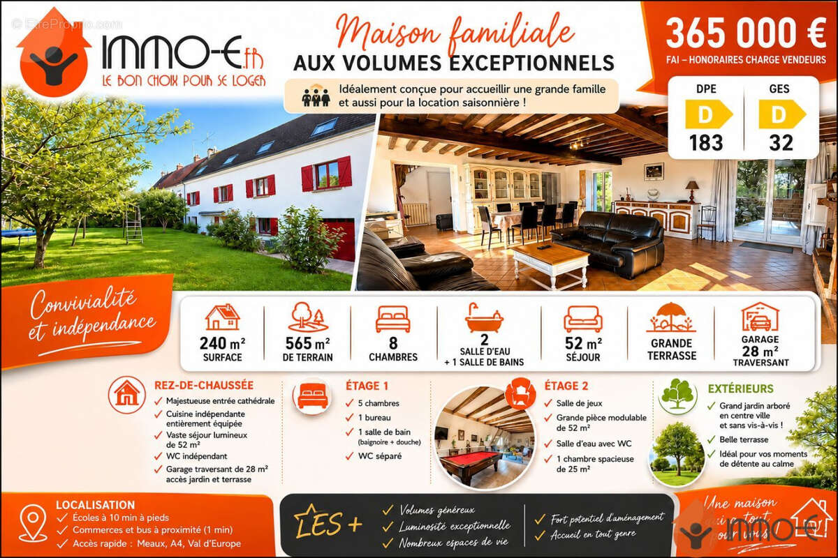 Maison à QUINCY-VOISINS