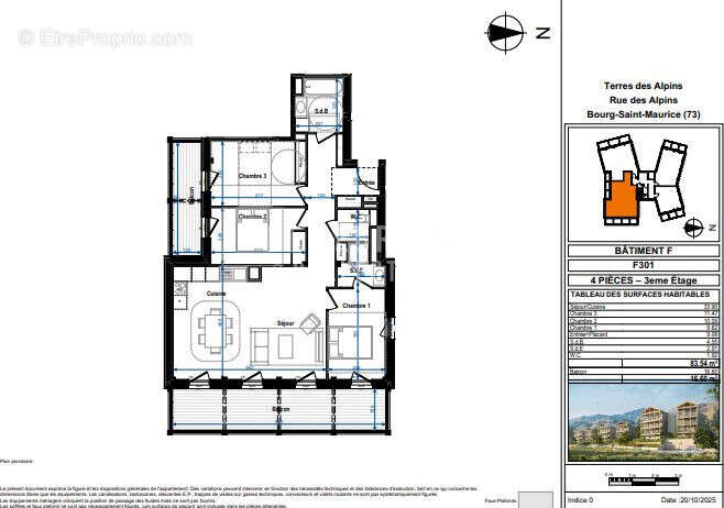 Appartement à BOURG-SAINT-MAURICE