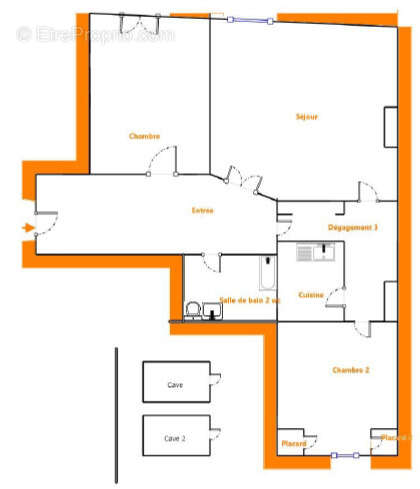 Appartement à PARIS-16E