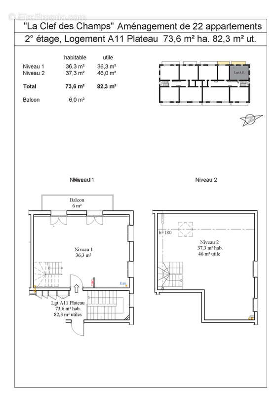 Appartement à SAINT-JEOIRE