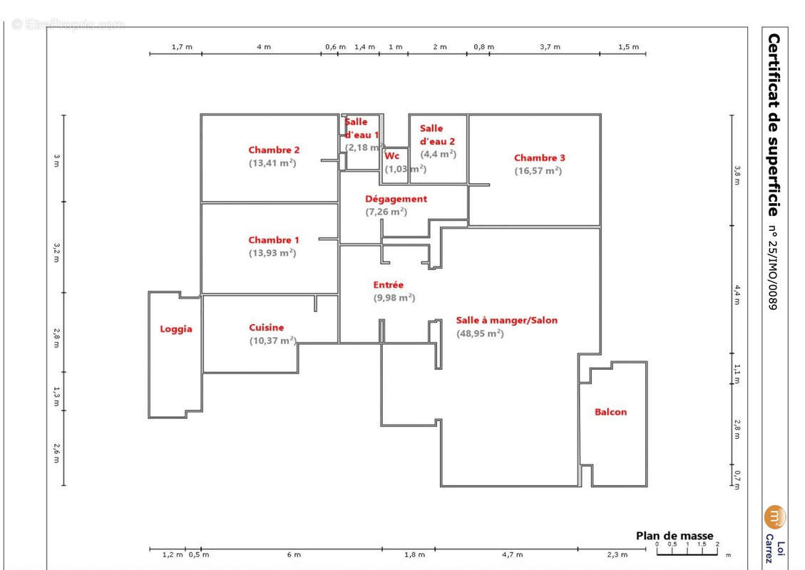 Appartement à MARSEILLE-8E