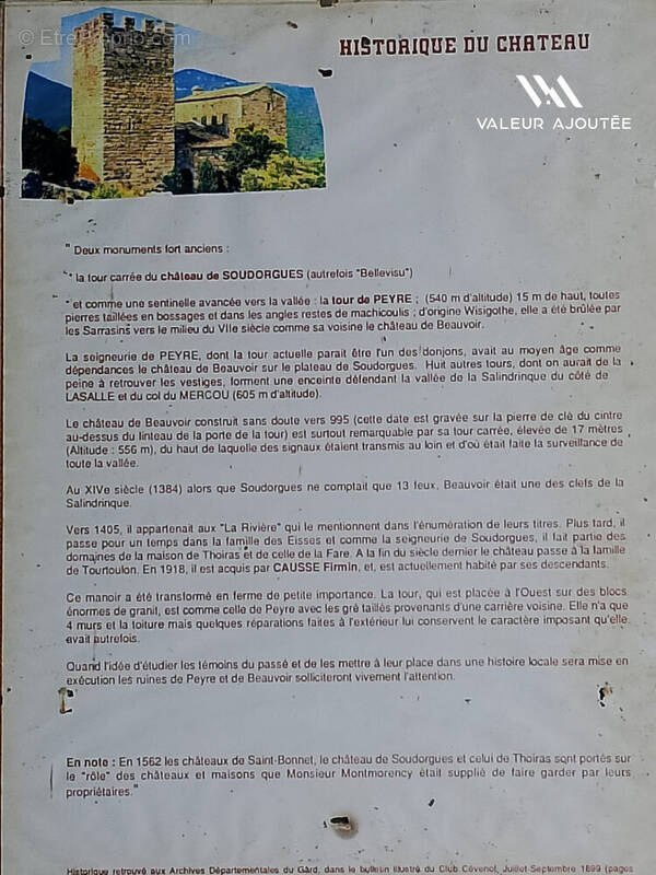 Autre à SOUDORGUES