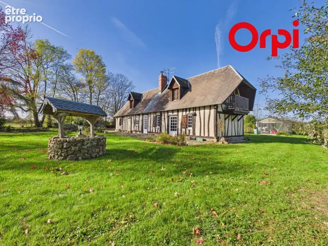 Maison normande à vendre à 15 minutes de Bernay sur 3.7 hectares de terrain - photo 1