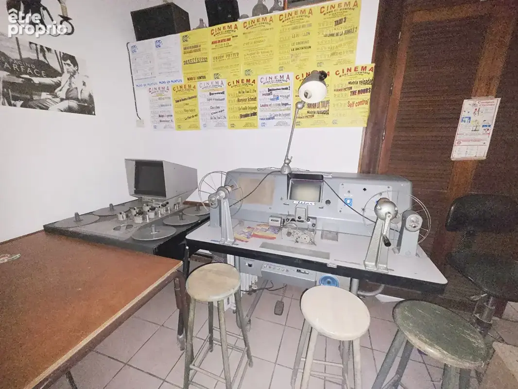 Unique en france : l'ancien plus petit cinéma à vendre - photo 10