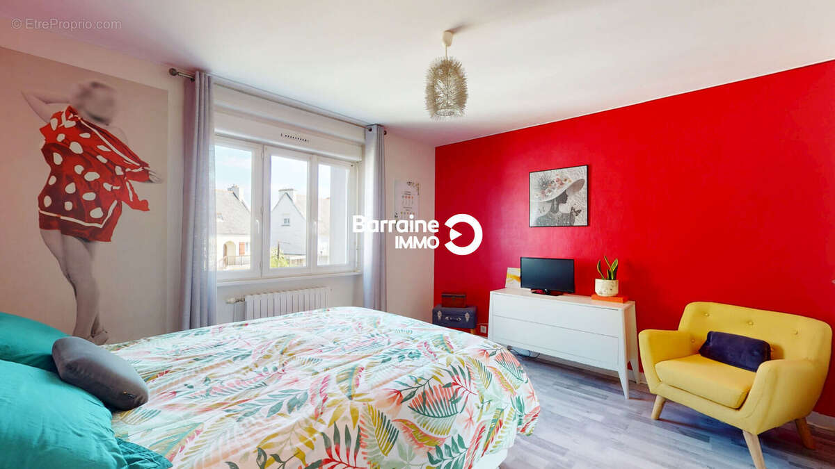 Barraine immo - maison indépendante 107 m² avec sous-sol complet à guipavas - ref : pz00382-th - photo 12