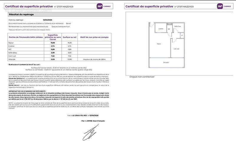 Appartement à LE GRAU-DU-ROI