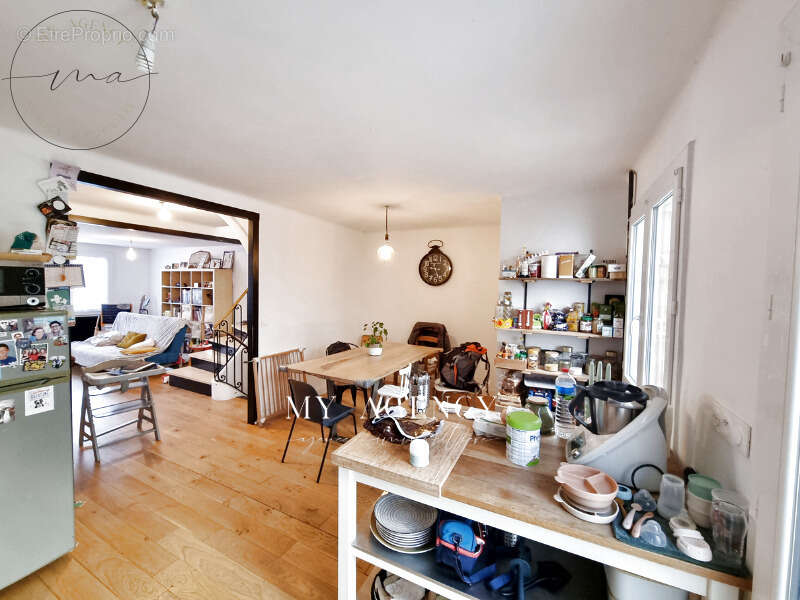Caux   maison de village de 90 m2 avec grand garage, patio et terrasse   dpe c - photo 2