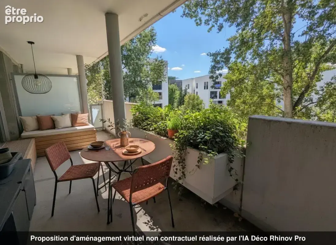 T2 avec balcon et parking -  Bel Air Bègles / Villenave - photo 11