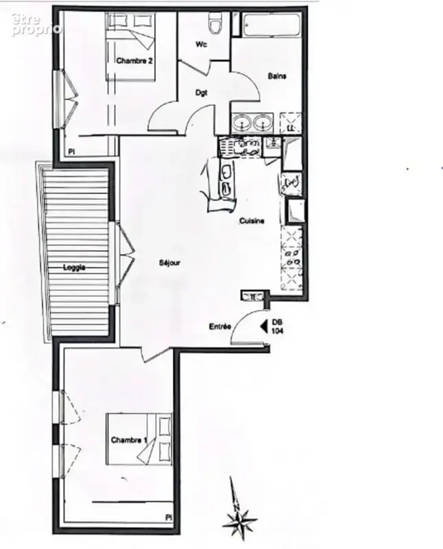 EXCLUSIVITE – Superbe T3 de 67 m² à Bayonne – Vue dégagée sur parc, terrasse plein ouest, parking en sous sol & cave - photo 10
