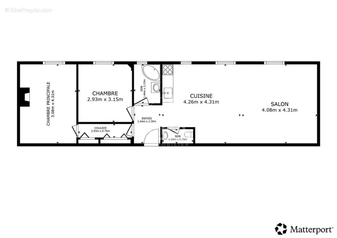 Appartement à PARIS-17E