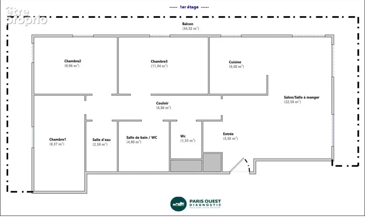 Face à la forêt domaniale de Saint-Germain-en-Laye   Élégant appartement familial de 80 m2 avec terrasse - photo 17