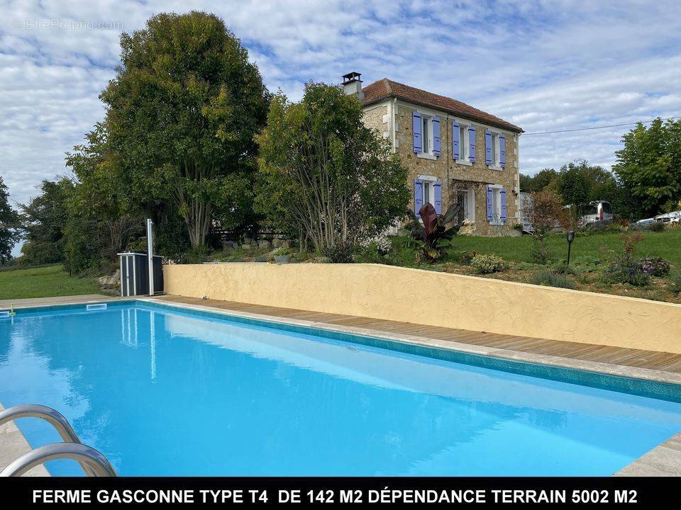 #ferme #gers #luxe #piscine #maison  - Maison à GONDRIN