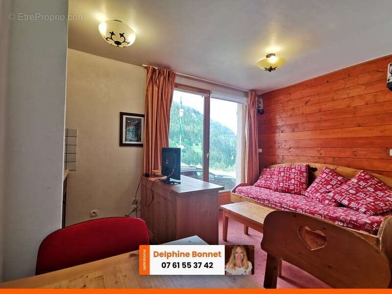 Valfréjus, appartement 2P/ T2 de 24.45 m2 en bordure d'une piste de ski - photo 6