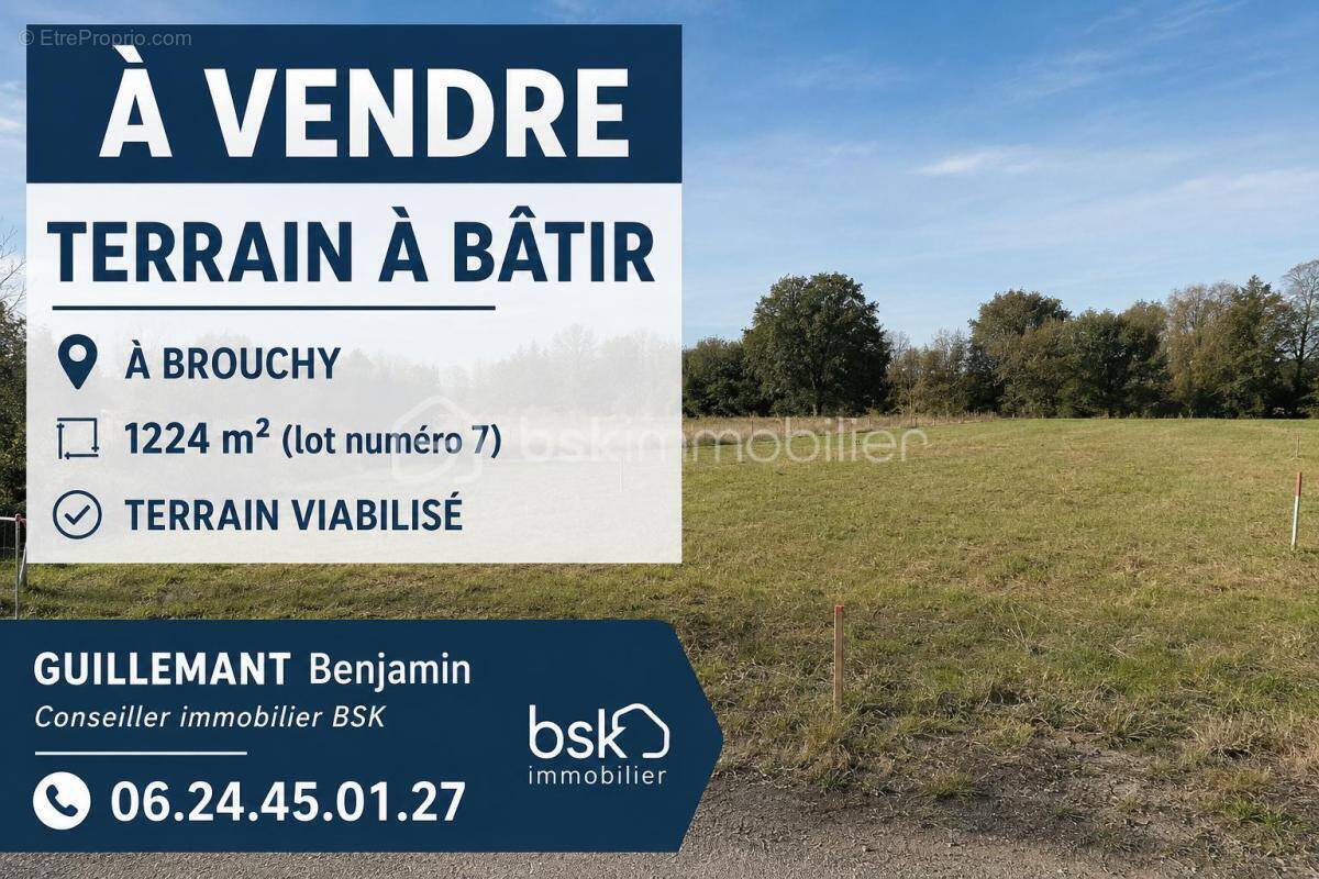 Terrain à BROUCHY