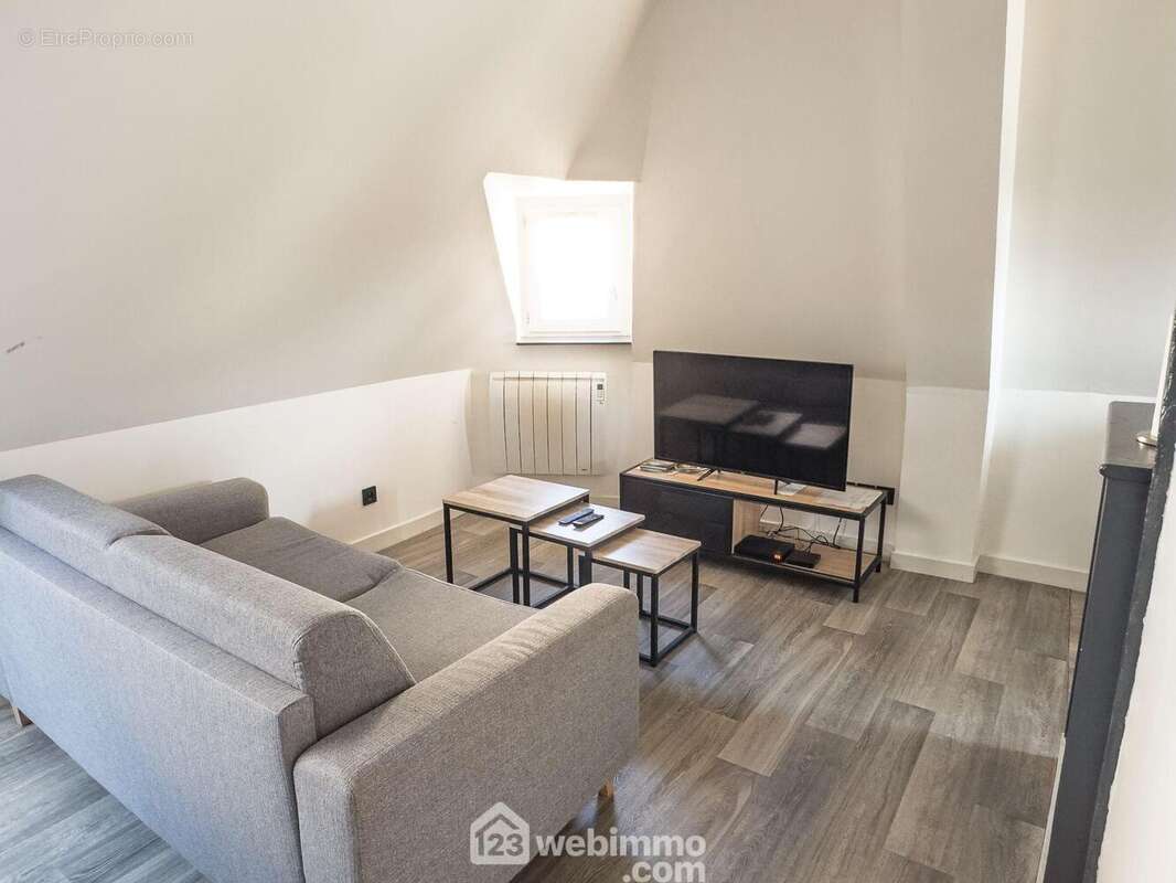Le coin télévision. - Appartement à LAVAL
