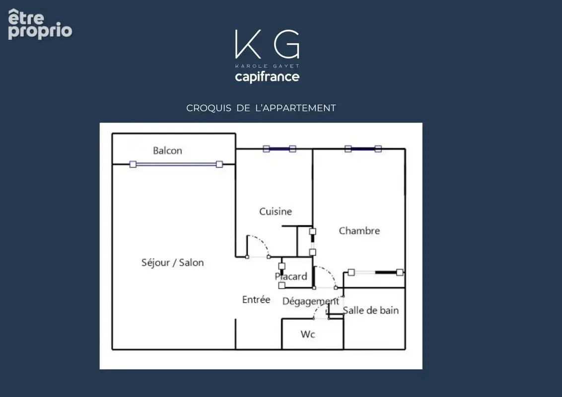 Deauville, place Morny, bel appartement T2 à vendre 33m2 au 2e étage, balcon sur jardins, cave - photo 9