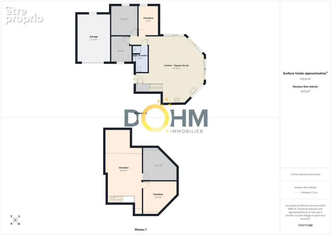 À vendre sur la commune de Fay-la-Triouleyre, belle maison  t5 d’environ 130 m2 récemment rénovée - photo 19