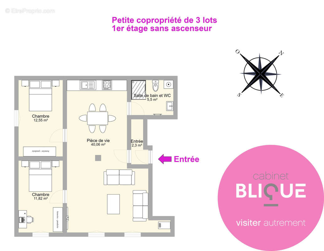 Appartement à VANDOEUVRE-LES-NANCY
