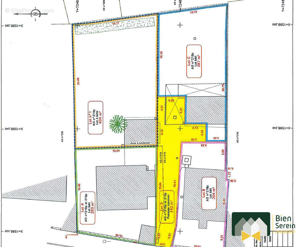Terrain à LE COUDRAY