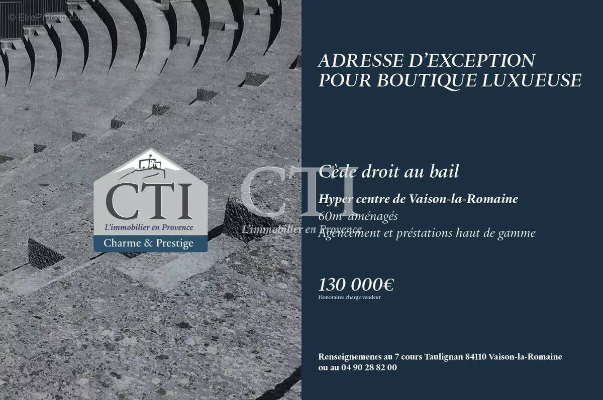 Commerce à VAISON-LA-ROMAINE