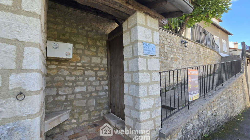 Dès le porche, vous serez séduit par son authenticité. - Maison à CHAUVIGNY